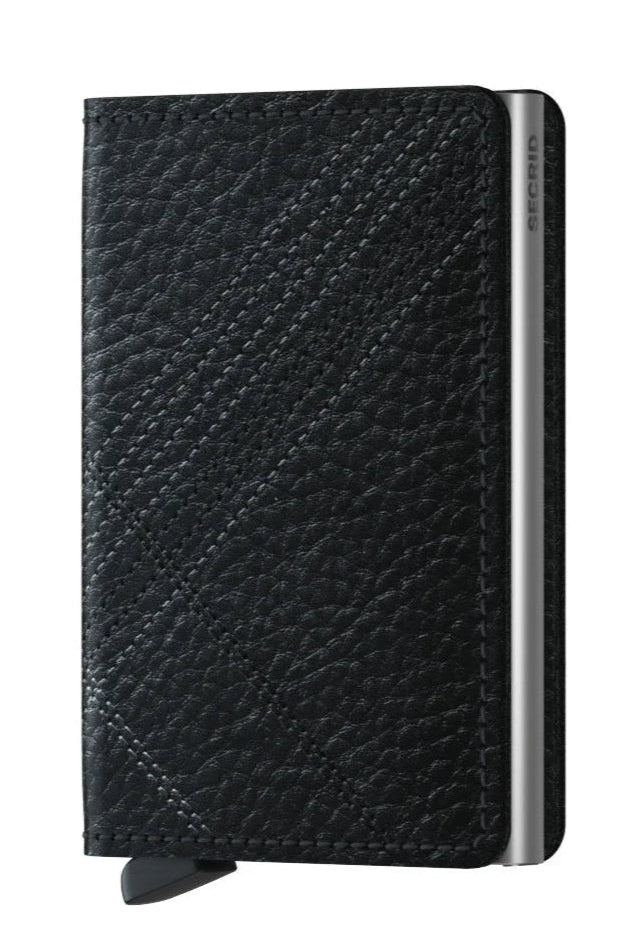 Secrid Slim Wallet Stitch Linea Black
