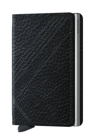 Secrid Slim Wallet Stitch Linea Black