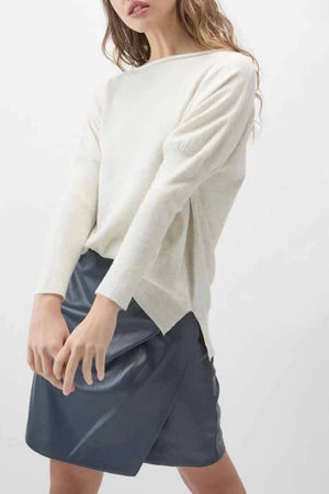 Melissa Nepton Kori Skirt Midnight Navy