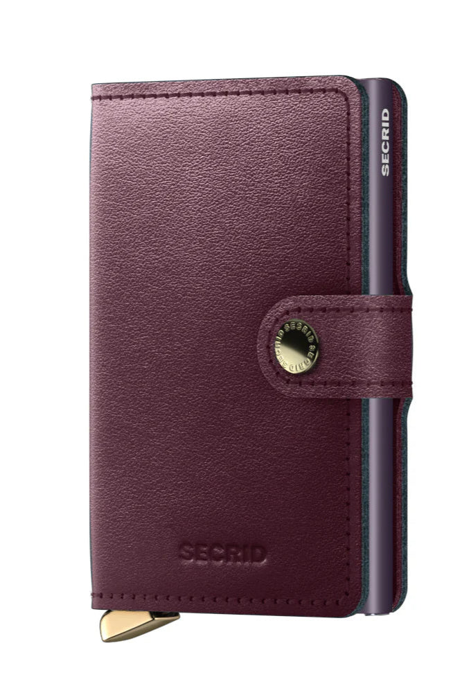 Secrid Premium Mini Wallet Dusk Bordeaux