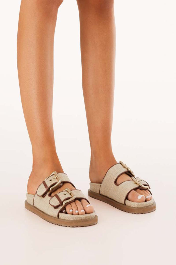 Billini Tenzin Sandal Natural Raffia