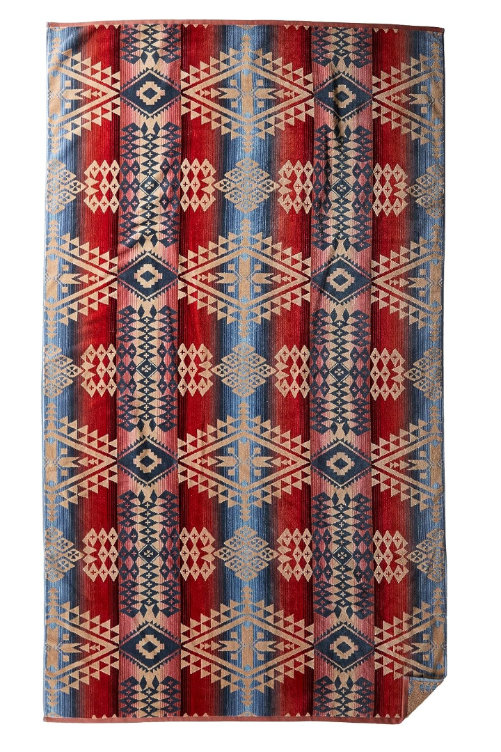Pendleton Jacquard Spa Towel Canyonlands Desert Sky