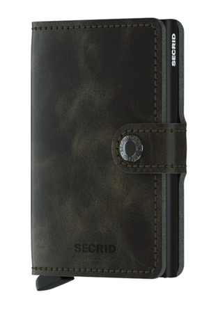 Secrid Mini Wallet Vintage Olive Black