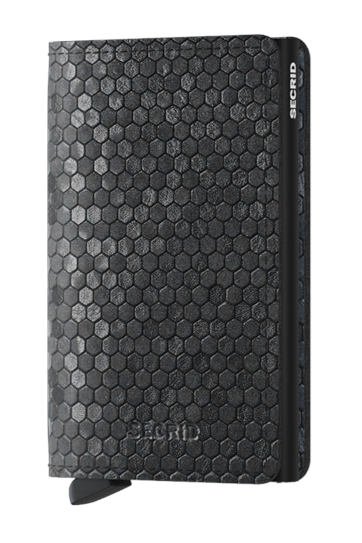 Secrid Slim Wallet Hexagon Black