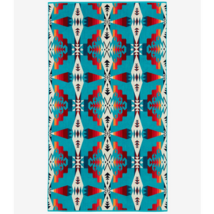 Pendleton Tucson Jacquard Spa Towel Tucson Turquoise