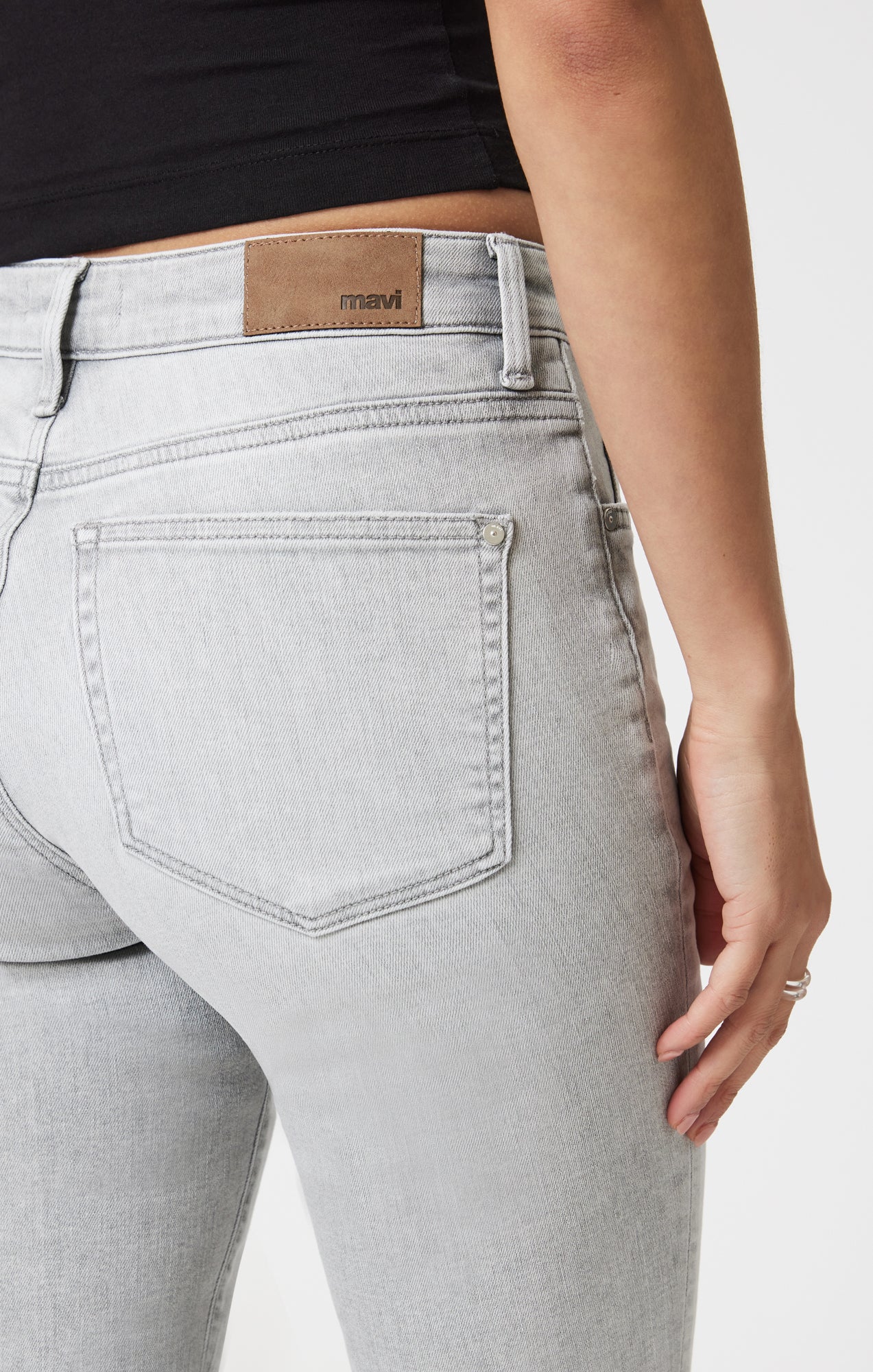 Mavi Kathleen Ice Grey Feather Grey