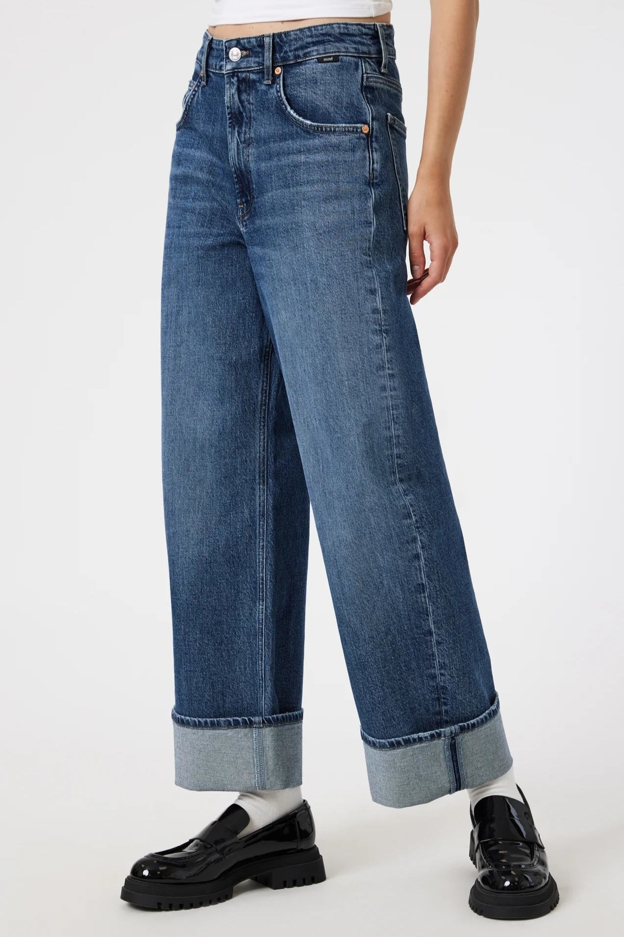Mavi Sandra Mid Brushed Classic Blue