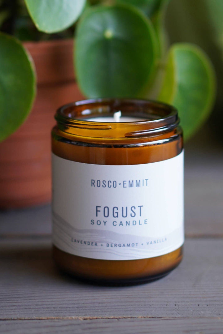 Rosco Emmit Glass Candle Fogust