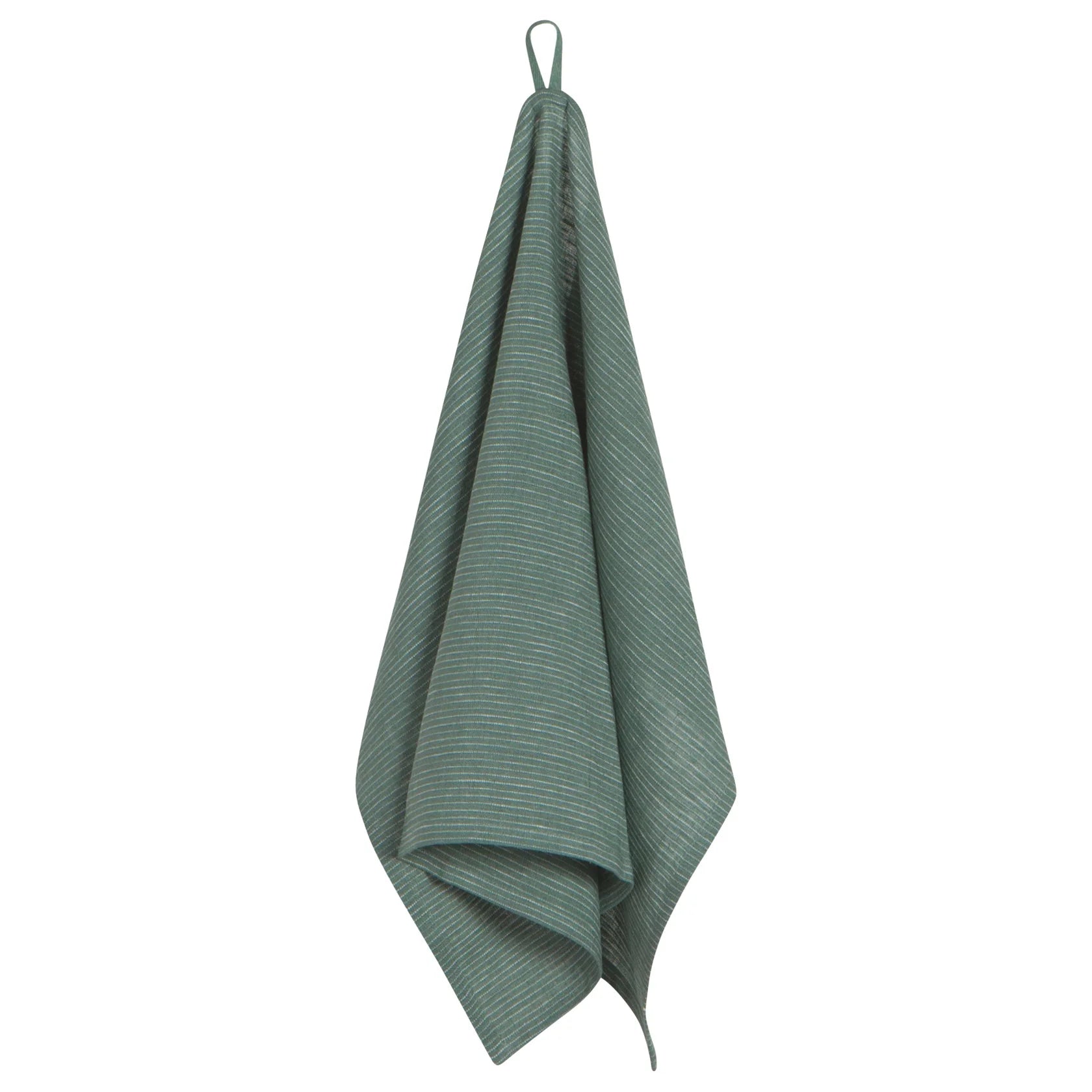 Danica Heirloom Linen Tea Towel Jade