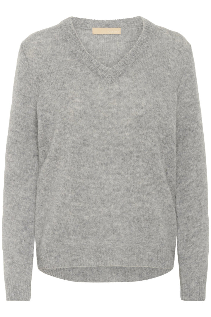 Culture CUasima Katrina Pullover Mid Grey Melange