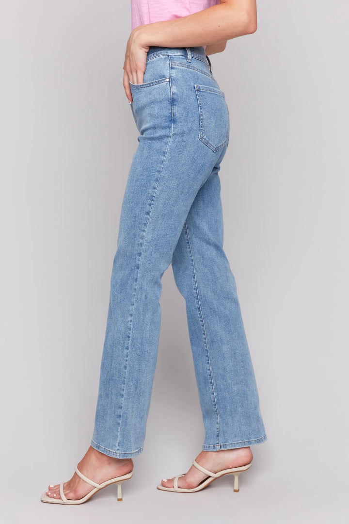 Charlie B Celine Flare Leg Jeans Lt. Blue