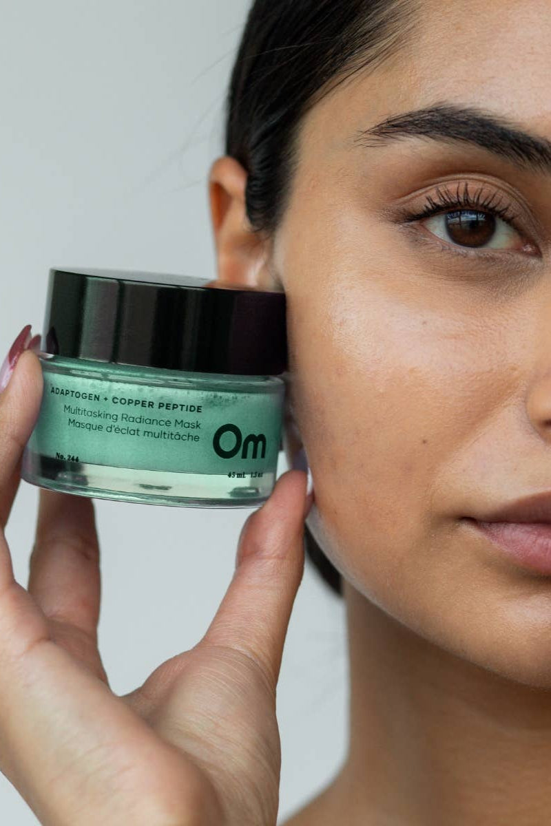 Om Organics Adaptogen + Copper Peptide Multitasking Radiance Mask