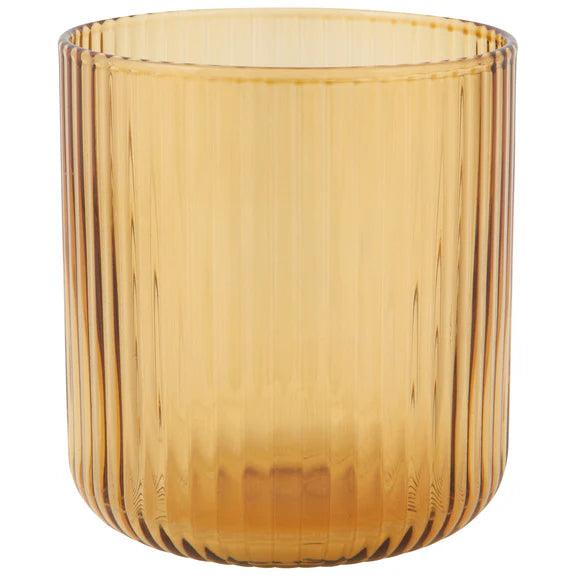 Danica Tumbler 12oz Fluted Amber