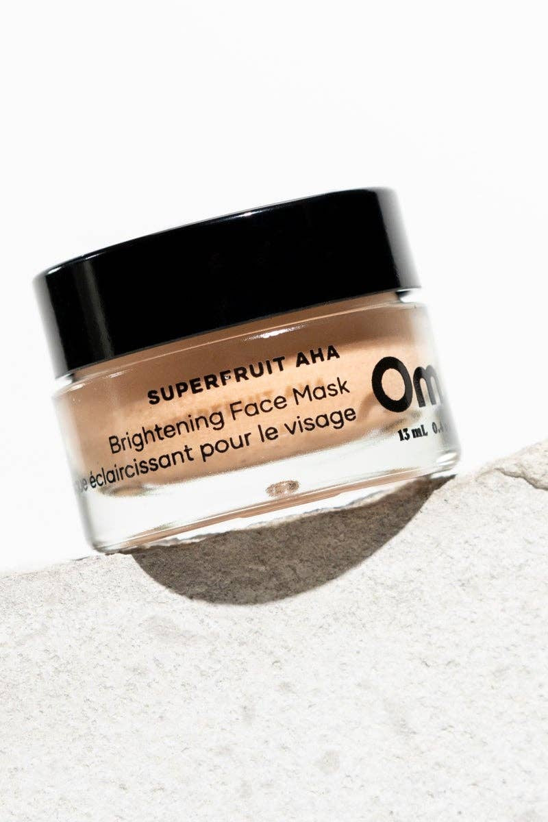 Om Organics Mini Superfruit AHA Brightening Face Mask - Mini 13ml