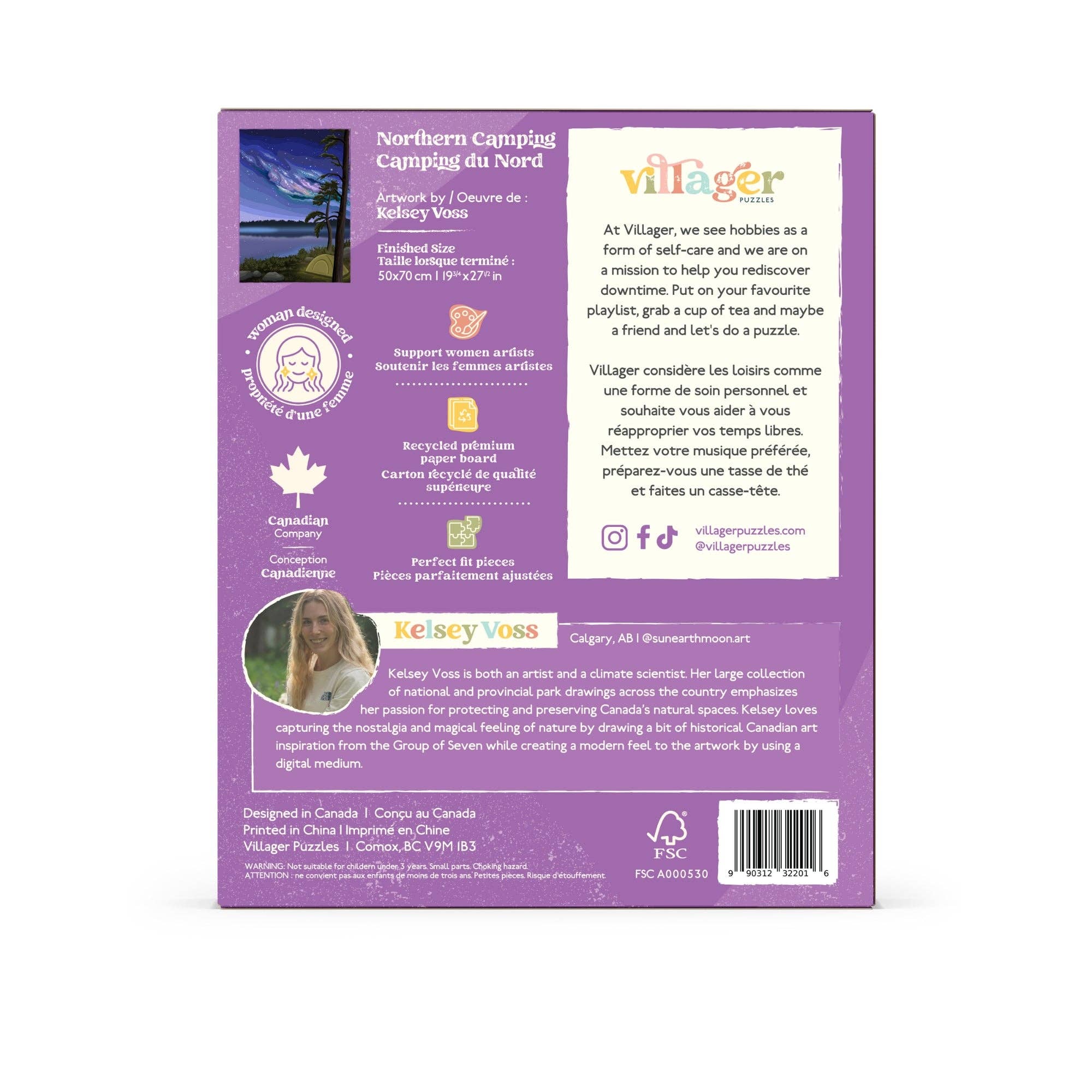 Northern Camping | 1000-Piece Puzzle | Designed in Canada