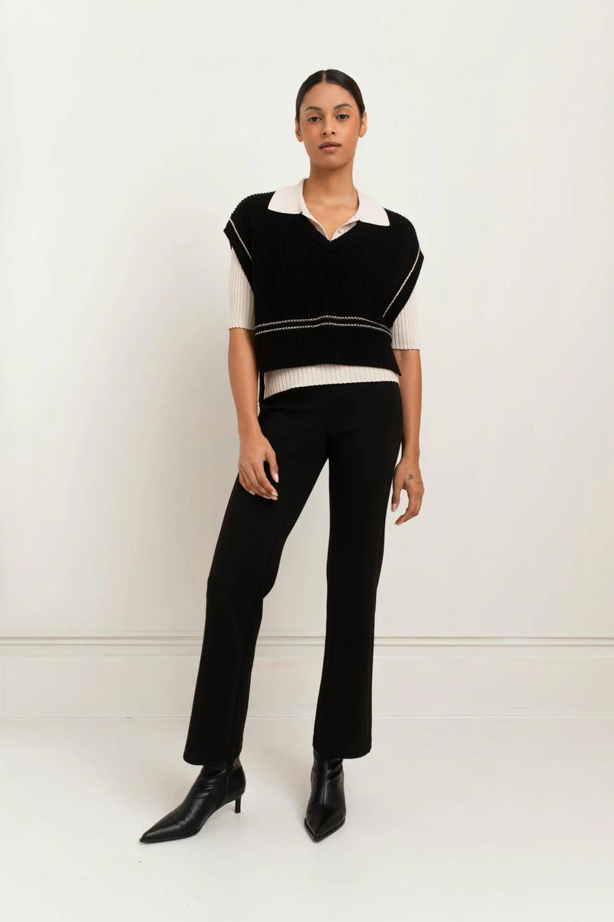Paper Label Ash Vest Black