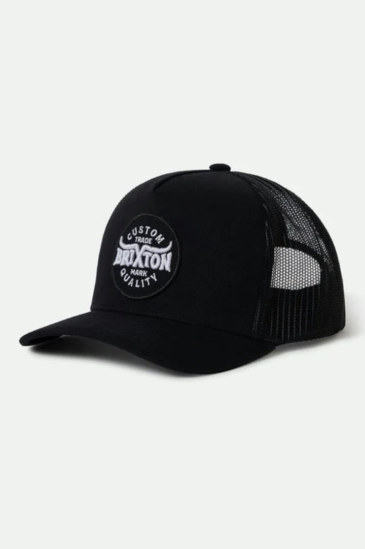 Brixton Gibson Netplus Trucker Hat Black