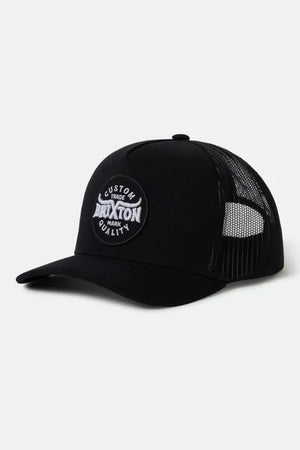 Brixton Gibson Netplus Trucker Hat Black