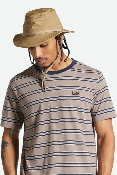 Brixton Coolmax Packable Safari Bucket Hat Khaki