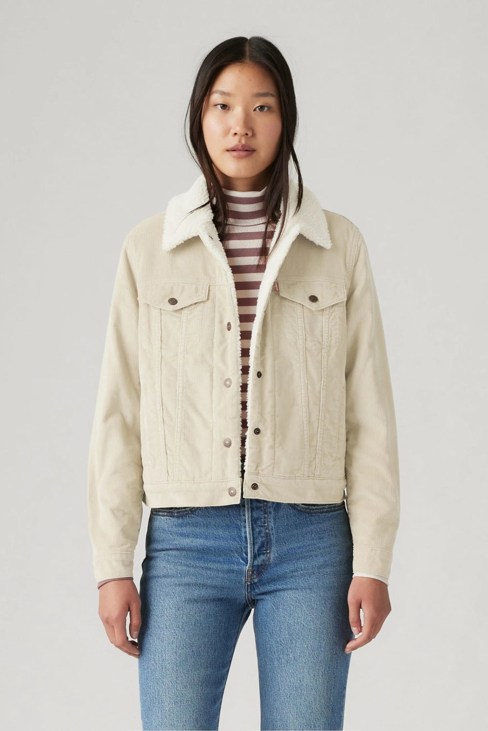 Levi's Original Sherpa Jacket Egret