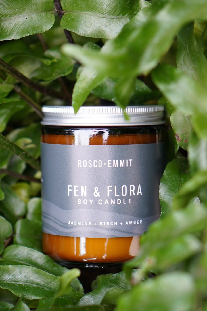 Rosco Emmit Glass Candle Fen and Flora