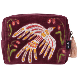 Danica Pouch Embroidered Plume
