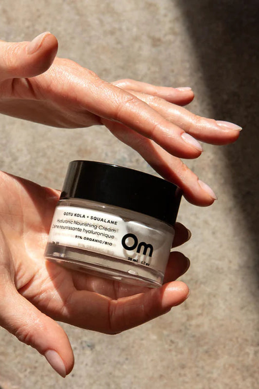 Om Organics Gotu Kola + Squalane Hyaluronic Nourishing Cream - Full Size 50ml