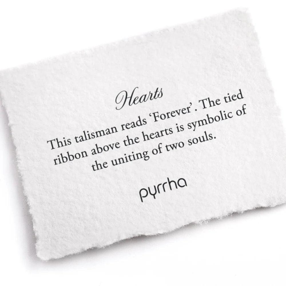 Pyrrha Hearts 14k Gold Mini Talisman Ring