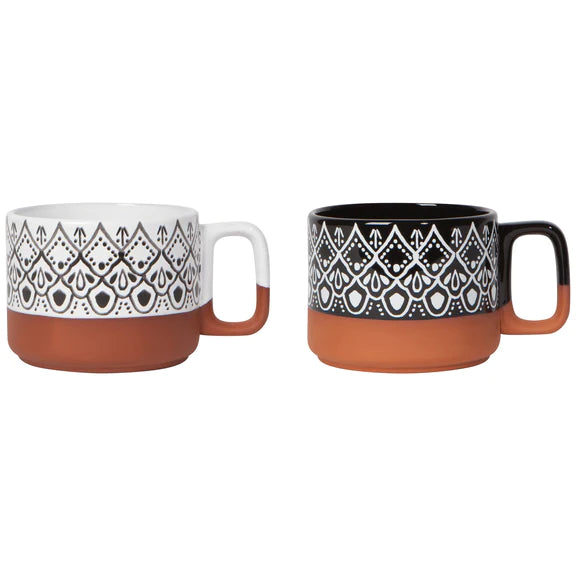 Danica Set/2 Terracotta Mug Harmony