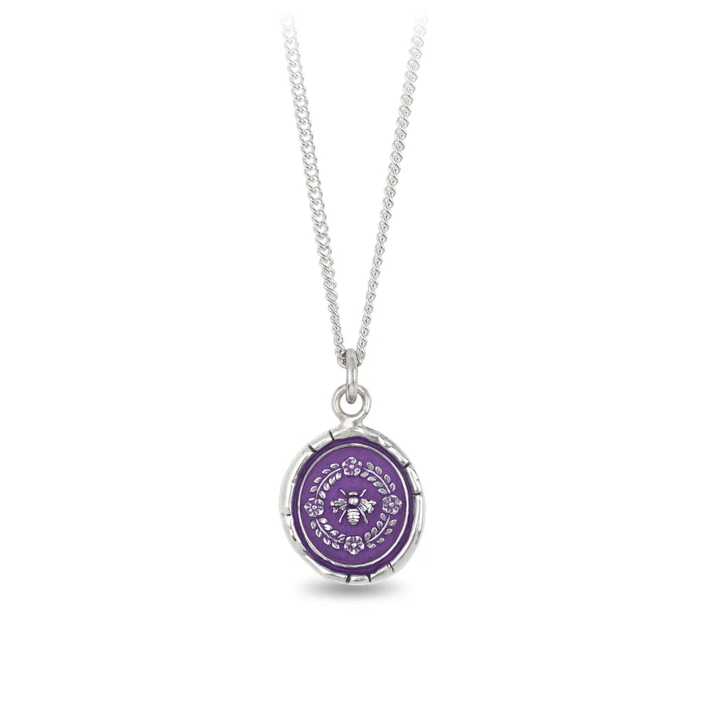 Pyrrha Honeybee Talisman - Mystic Violet