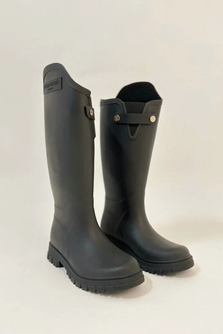 Ilse Jacobsen RUBSWIFT02 Asymmetric Rain Boot Black