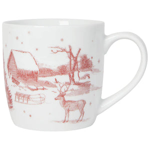 Danica Mug 12oz Winter Toile