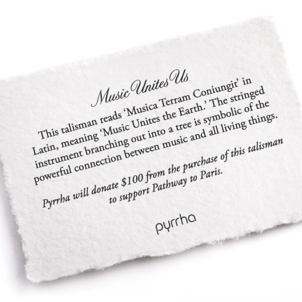 Pyrrha Music Unites Us 14k Gold Talisman