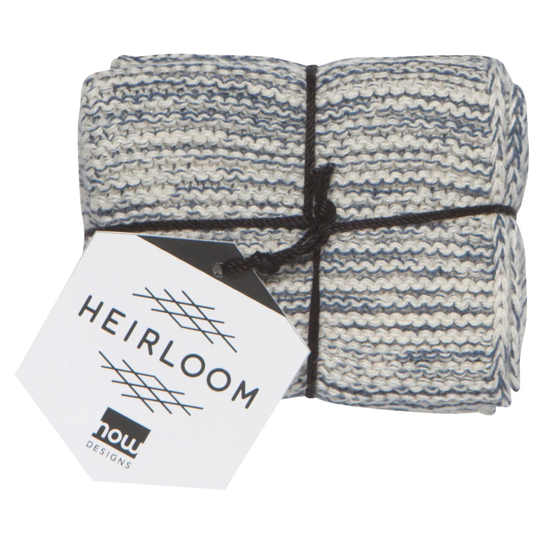 Danica Set/2 Knit Dishcloth Midnight