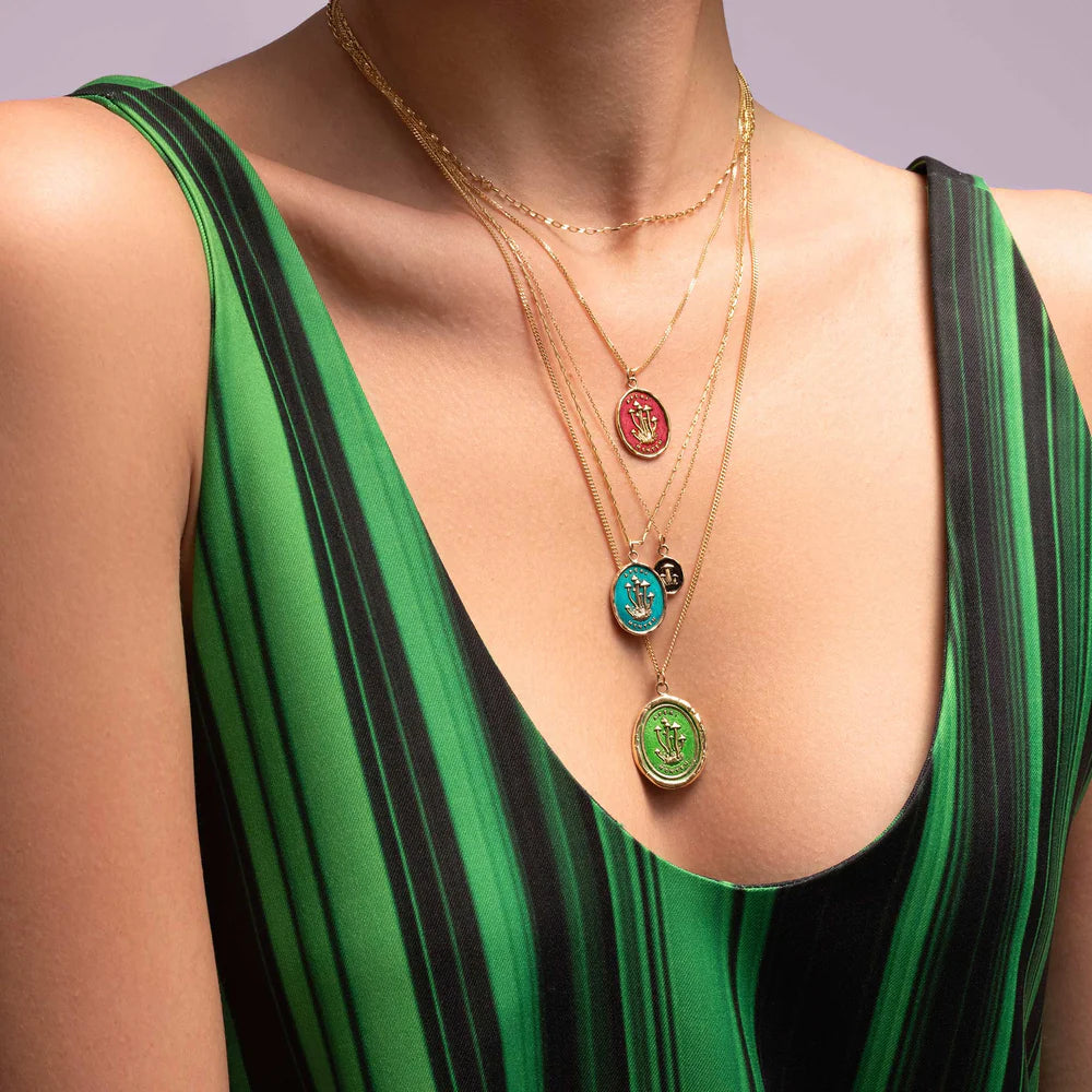 Pyrrha Seek the Light 14k Gold Signature Talisman - True Colors