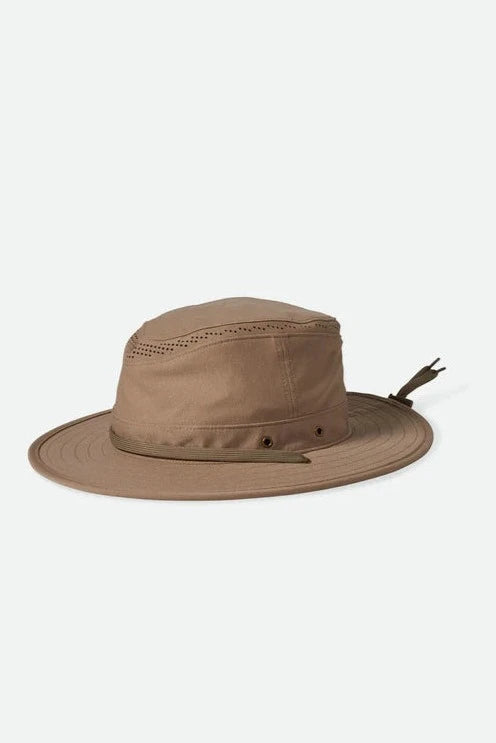 Brixton Coolmax Packable Safari Bucket Hat Khaki