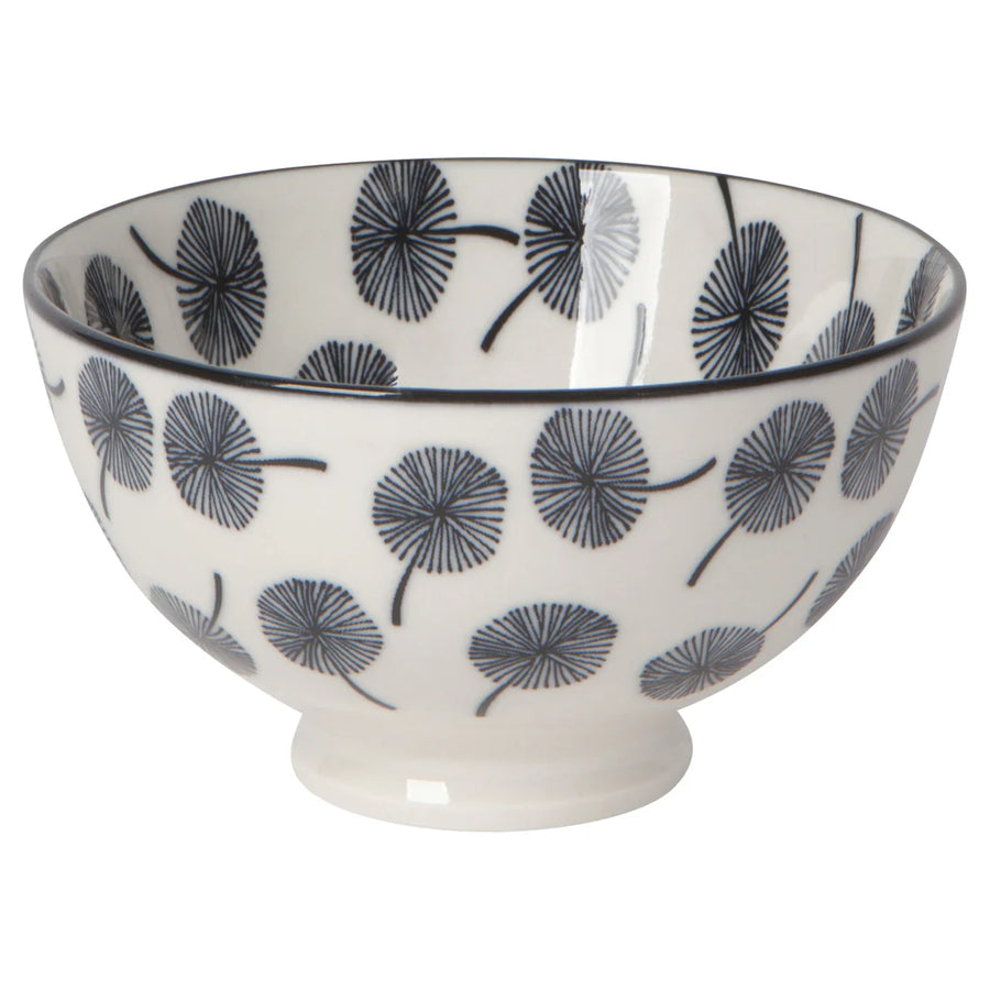 Danica Bowl 4inch Gray Dandelion