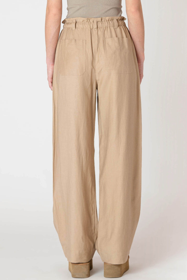 Room 34 Wide Leg Flowy Pant Safari