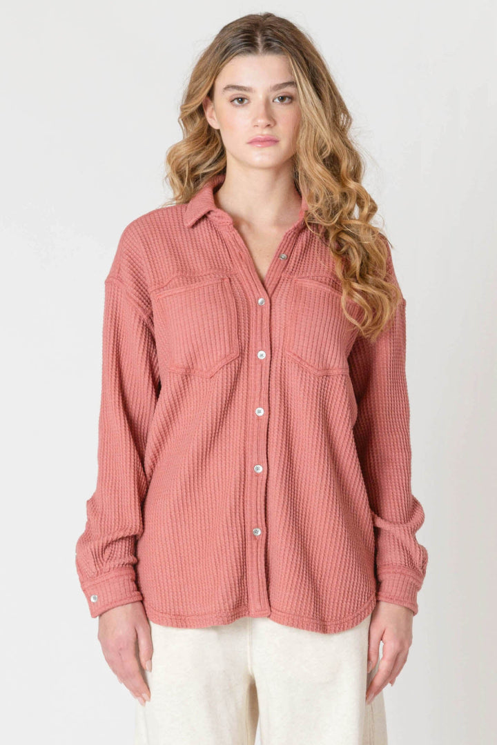 Room 34 Thermal Knit Shirt