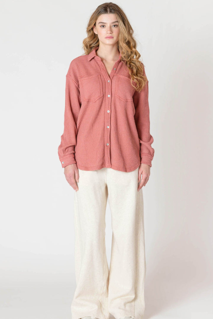 Room 34 Thermal Knit Shirt