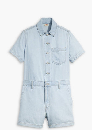Levis SS Heritage Romper Enjoy The Ride