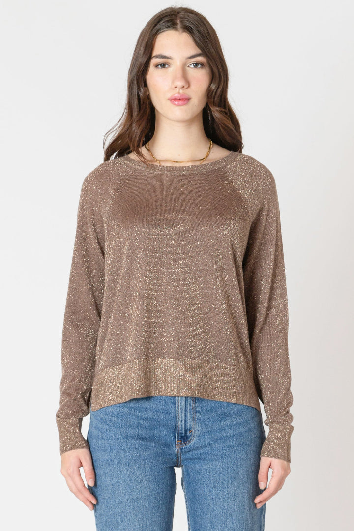 Room 34 DV Raglan Lurex Sweater