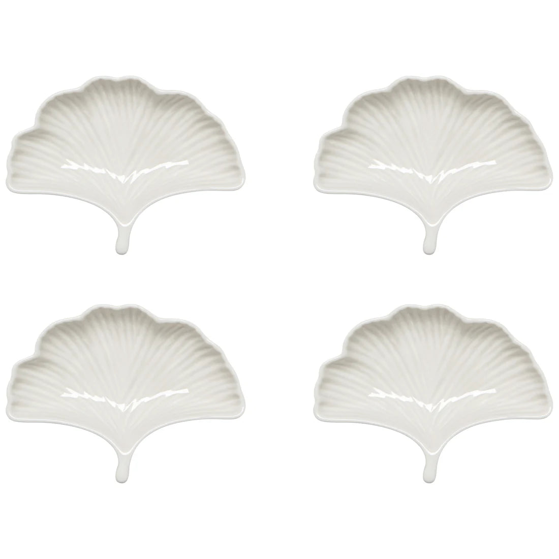Danica Set/4 Dip Dish Ginkgo Oyster