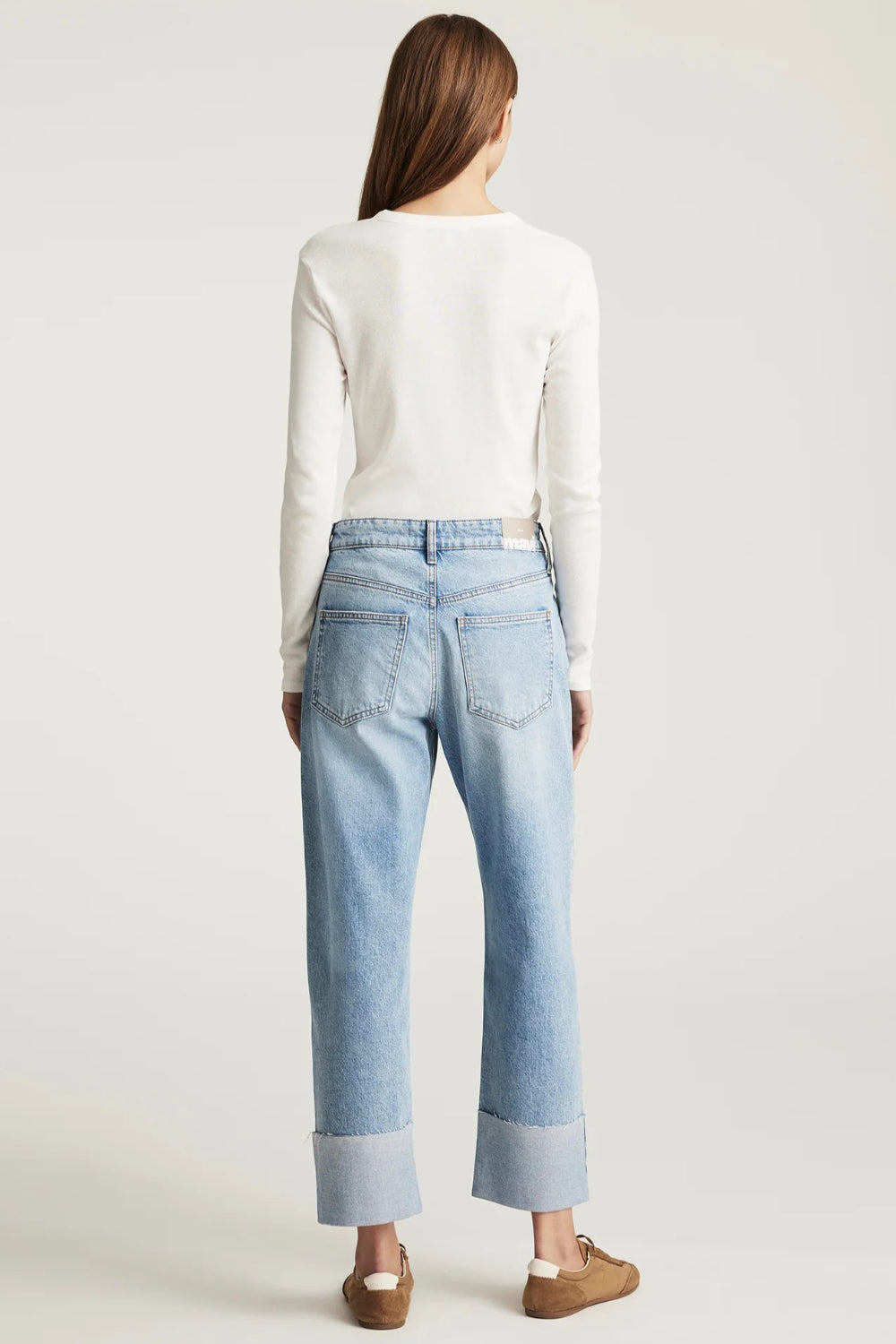 Mavi Savannah Cuffed Lt Brushed Classic Blue