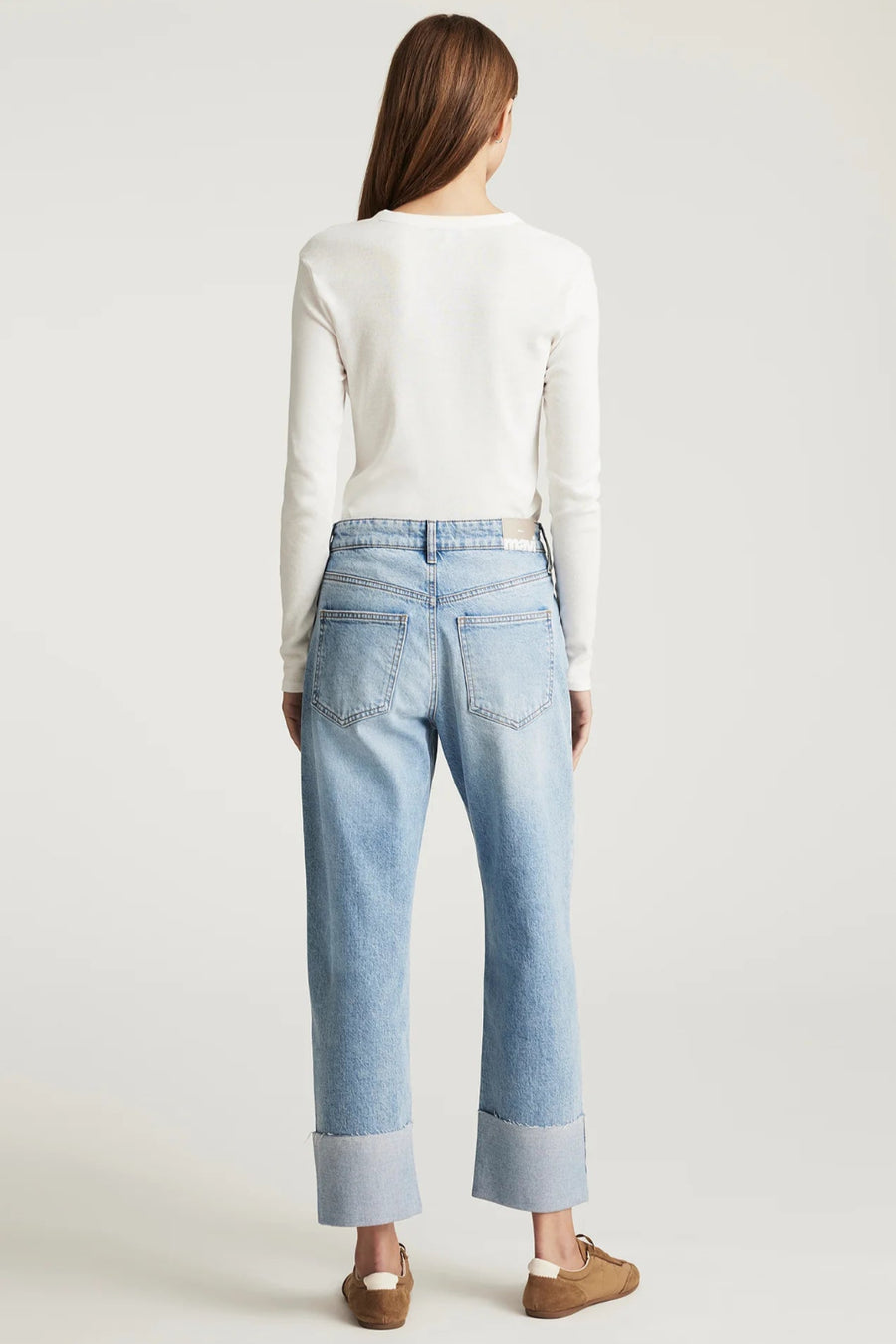 Mavi Savannah Cuffed Lt Brushed Classic Blue