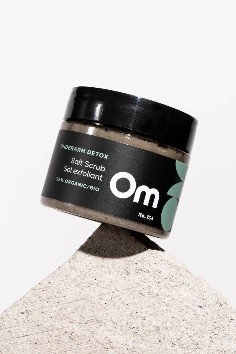 Om Organics Mini Underarm Detox Salt Scrub - Mini 65g