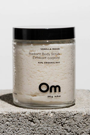 Om Organics Vanilla Moon Radiant Body Scrub - Full Size 195 g