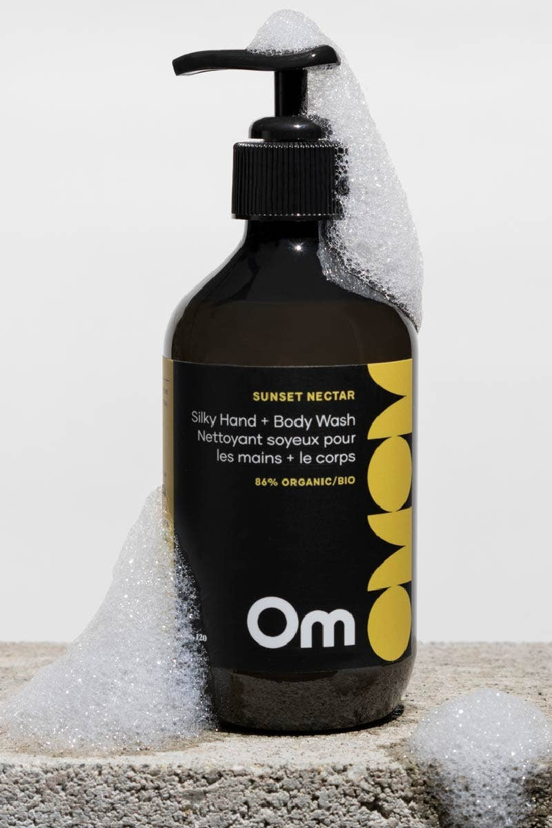 Om Organics Sunset Nectar Silky Hand + Body Wash