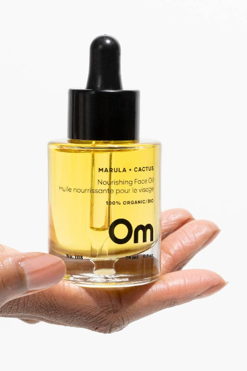 Om Organics Marula + Cactus Nourishing Face Oil - Full Size 28ml