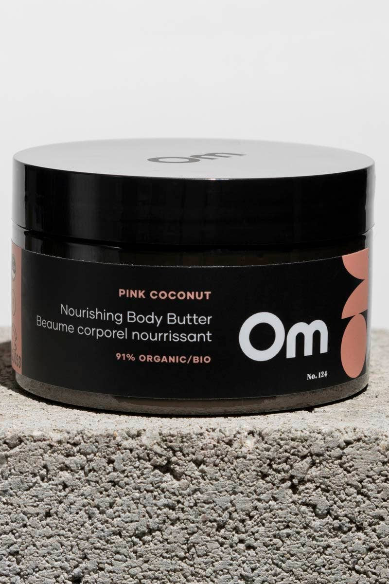 Om Organics Pink Coconut Whipped Body Butter